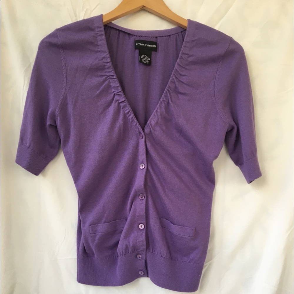 Bloomingdales silk, cotton & cashmere knit top